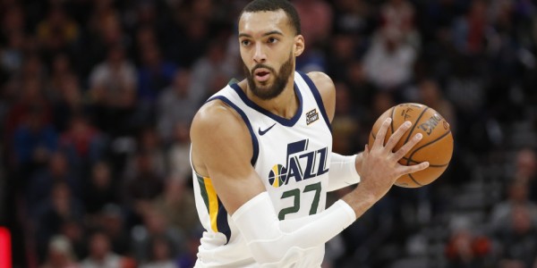  戈贝尔盖帽盛宴森林狼力克爵士